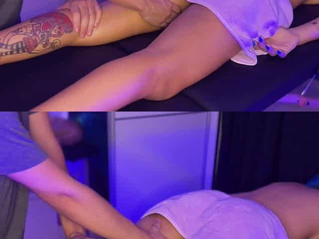 Kicking off with Thighs and Legs, She Was so Into It She Let Me Massage Her Bare Butt Too