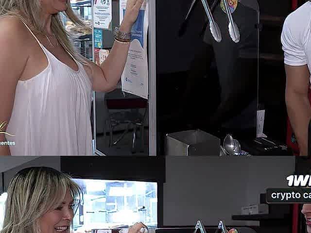 mother I'd like to fuck takes youthful baker home to be filled with milk - Monique Fuentes and Max Betancur
