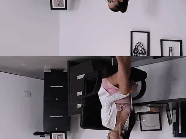 I ATTEND TO STEPMOTHER AND STEPSON IN MY OFFICE AND WE BANG