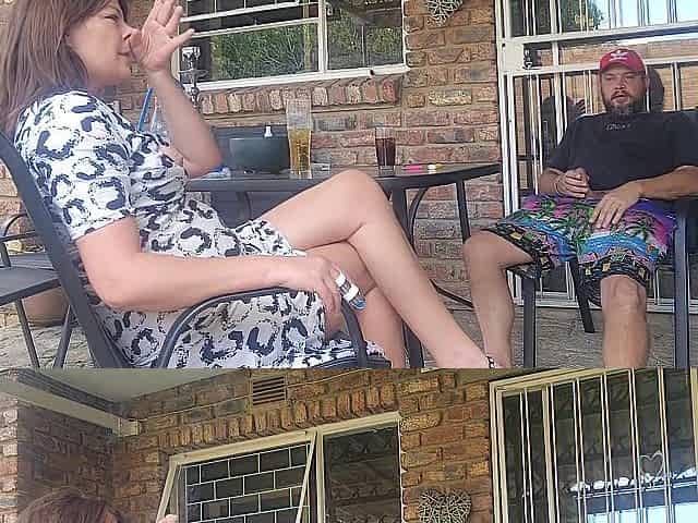 Mutual masturbation with my neighbors wife turns into outdoor creampie