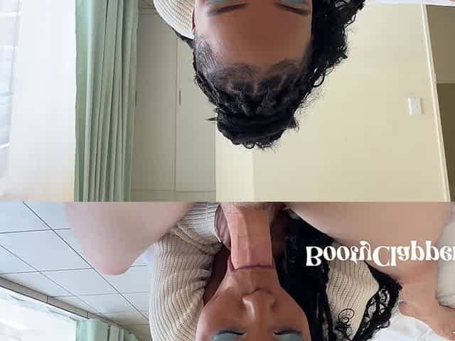 My Black Ex Girlfriend Came Over for My Cum