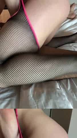 black pink fishnet 11