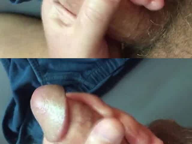 Cum in Underclothes in Daybed
