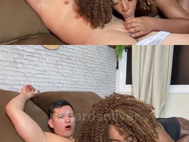 Anal - Hawt ebony beauty sitting hard with her booty until that babe gets milk inside.