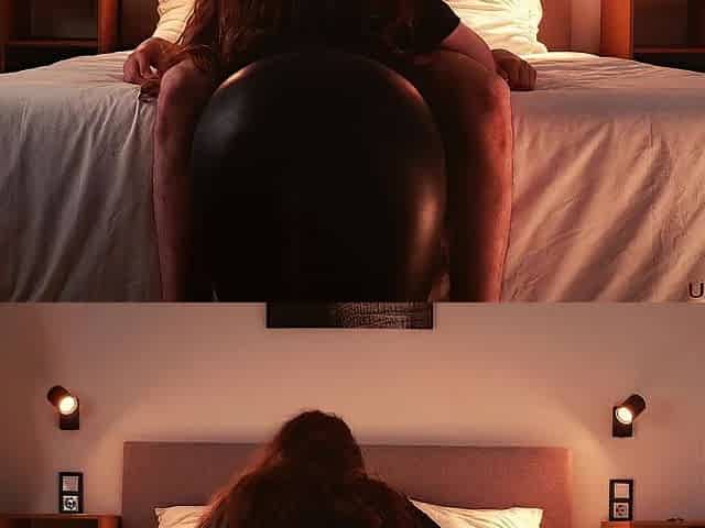 My wife was banged roughly by my ally! i lick cum
