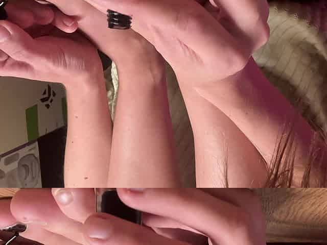 Asmr Giantess Painting Nails Black