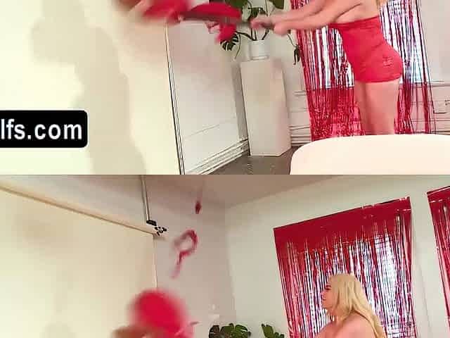 Beautiful busty stepma having a special suprrise for me