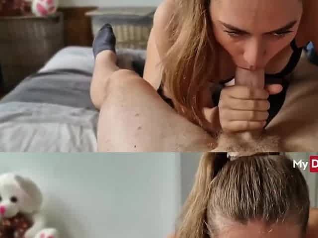 Stepsis demands a creampie & coarse banging - MyDirtyHobby German amateur sex