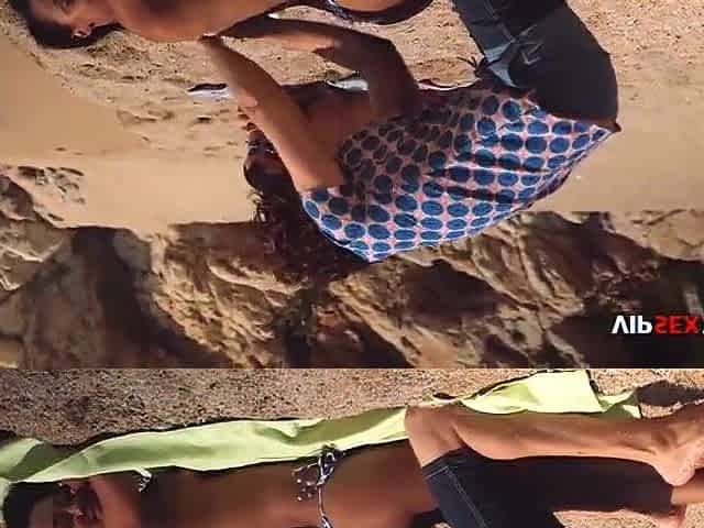 This chab Oiled Me Up on the Beach... Then His Ally Came to See