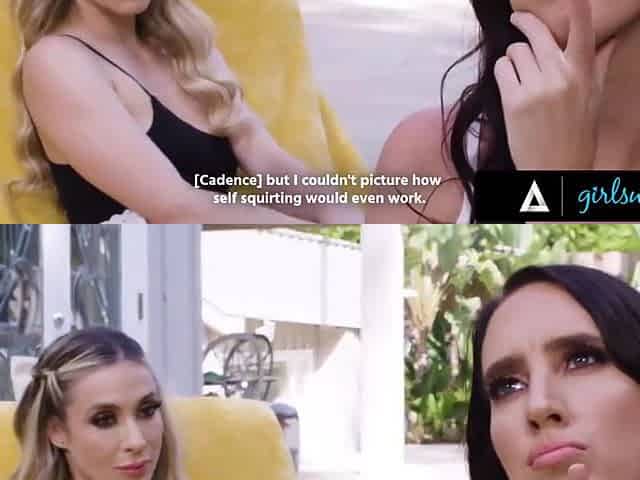 Excellent Sex Video Lesbian Hot , Check It With Aiden Ashley And Cadence Lux