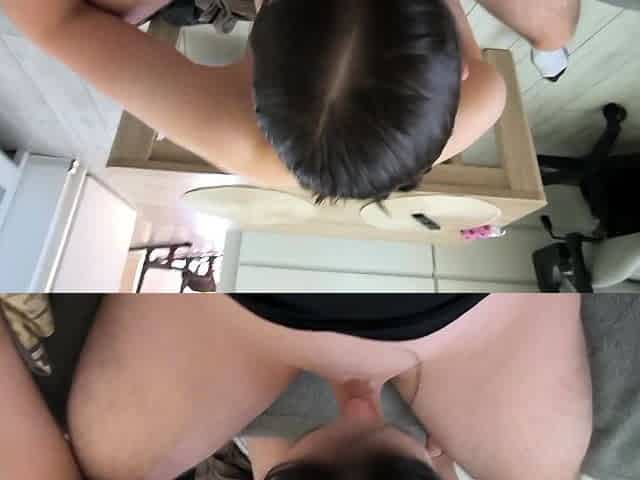 Best blowjob after work!