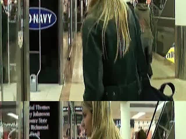 Blonde Slutty Teen Masturbates In Shower