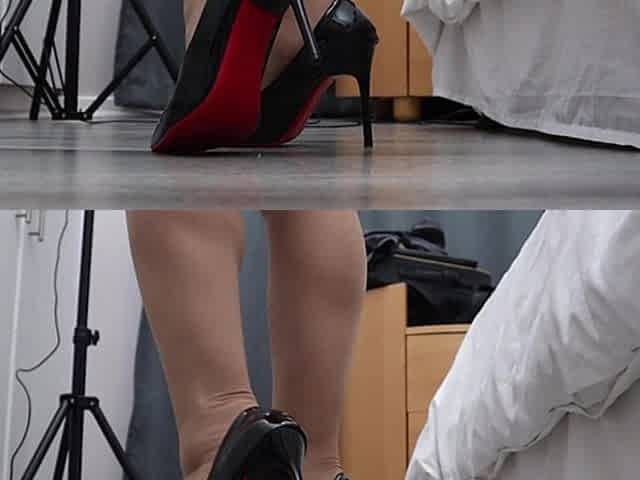 Highheel Asmr No Panty Nylon Tease