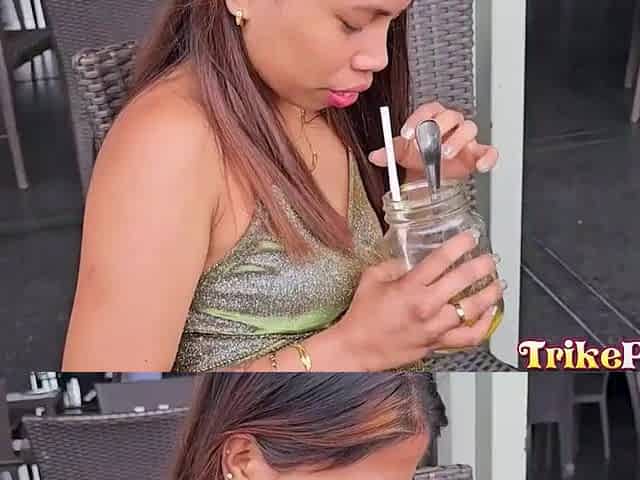 Mature looking Oriental gal loves creampies