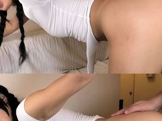 Glory hole facial for sexy small titted pornstar Sofia Lata