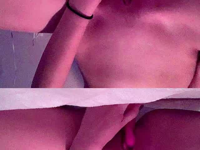 Amateur double toy masturbation