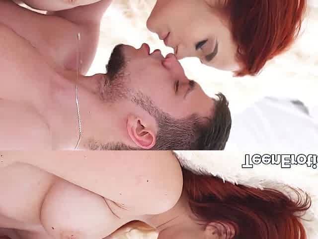 Young Redhead Heather Dew Has Her Tits Squeezed While Getting Fucked