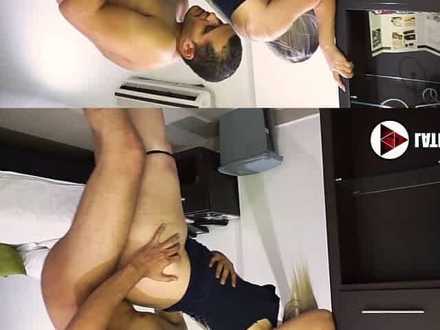 A Lucky Guy Fucks His Maid Who Is a Beautiful Big Ass Blonde