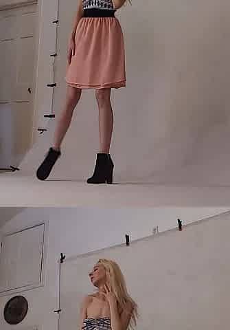 BTS DWatts-Posing In Cute Pink Suit Pt two
