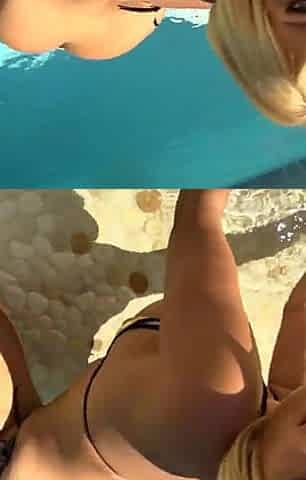 Short Hair Mom Melanie Monroe Fucked Poolside