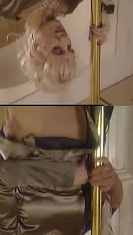Blonde Horny Pole Dancer Suck a Big Dick of His Customer
