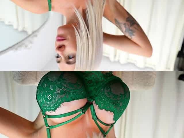 Solo with perfect big boobed blonde Alexis Ford