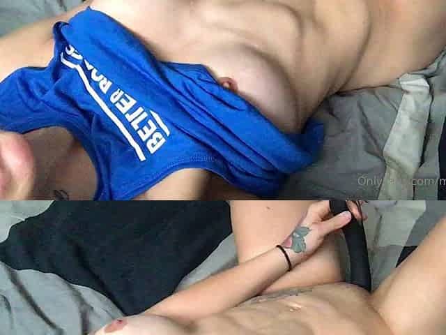 Katie amateur brunette girl toying pussy with a vibrator