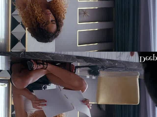 Stunning Black Mixed Beauty Gets Fucked Hard in Mouth and Hot Pussy by White Stud