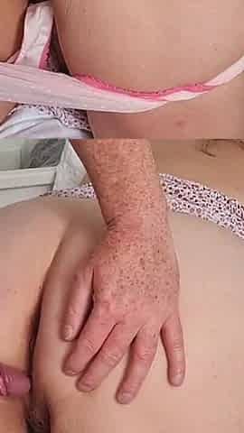 Lick This Filthy Cum Creampie off My Mature BBW Hairy Pussy for Me? It's Gone All Over My Hairy Old Cunt and Dirty Panties
