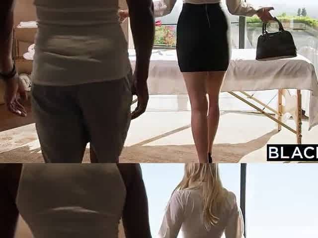 BLACKED Busy Blond Boss Lady Kay Pleasant Gets Worked Out By BBC