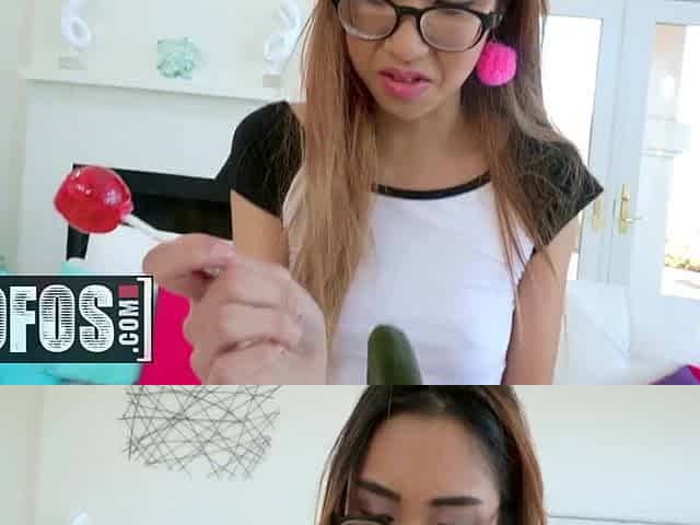 MOFOS - Slender lil oriental teen Eva Yi is shell shocked by massive knob