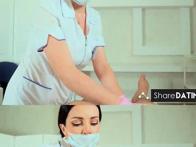 Naughty Nurse Role-Play With Her Kinky Clients
