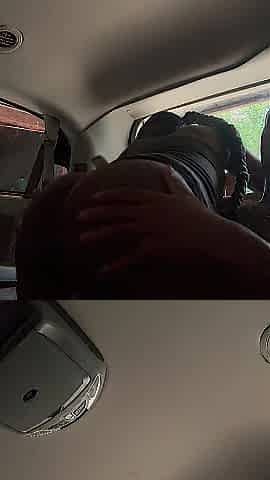Quickie outside in the van