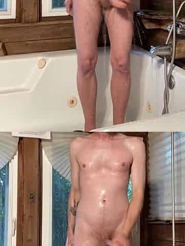 20 minutes jerking off in the shower in 30 seconds
