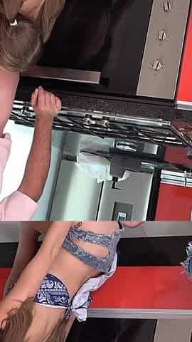 Anal Orgy Kitchen Party in the Villa
