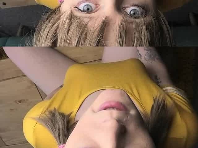 Filthy teen dirty talking and masturbating pussy spreading legs wide open