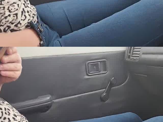 I uber a gal that has a onlyfans and this babe made a movie scene in my car