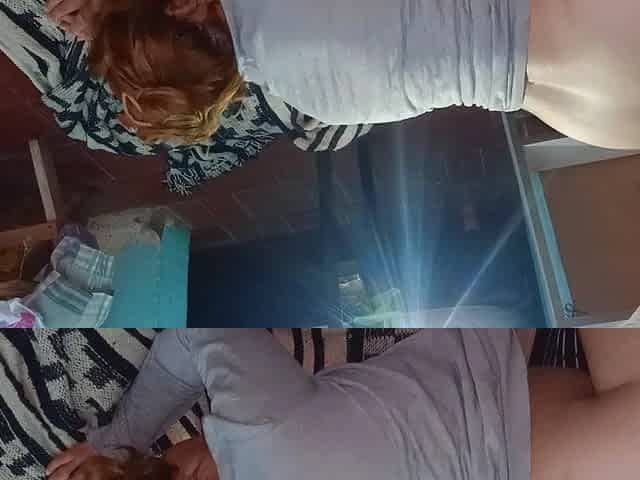 Medi se pone en cuatro y terminamos con un creampie