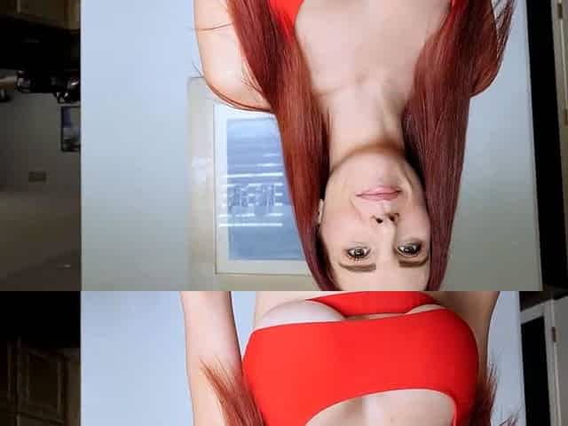 Redhead Pussy Stretch