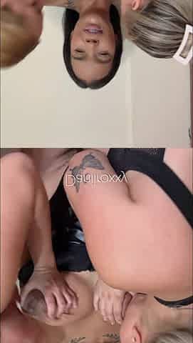 Sensual lesbians enjoy passionate extreme big tits fun