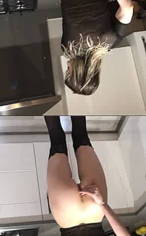Playing in the kitchen with videos