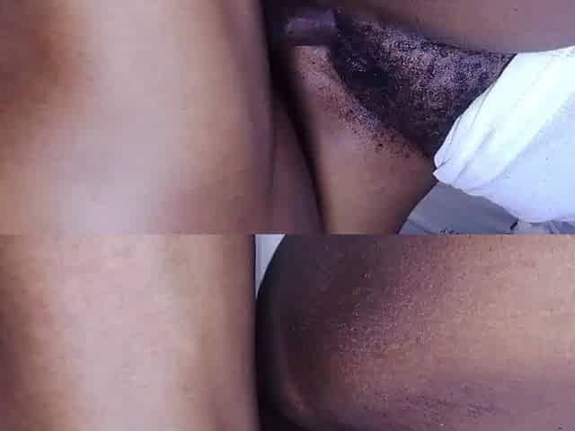 Screwing Curly cunt of this old pervert Black