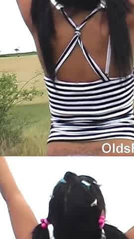 Olds fuck dolls - old lecher Tim Wetman fucks young silly whore Tera Joy in nature