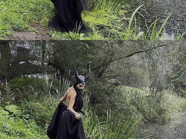 Maleficent Monika Foxxx conjured with a staff screwing butt large dildos for hard anal