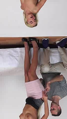 Gaping and fingering pink pussy of horny slut Victoria Pure