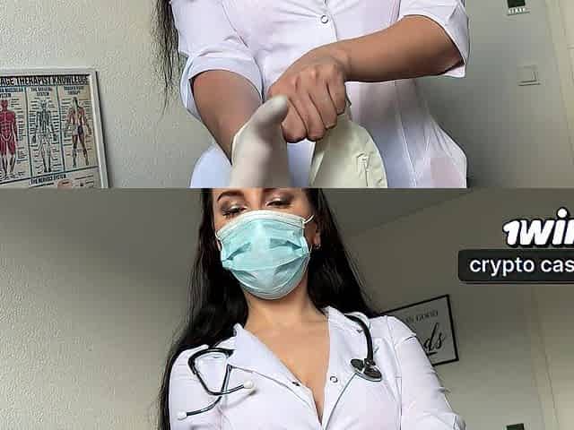 The Hottest Nurse Ever Forgot That babe Was at Work