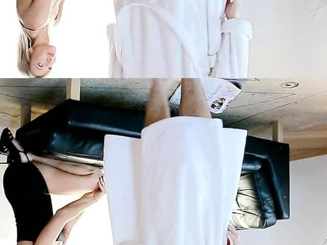 Blonde teen fucked doggystyle