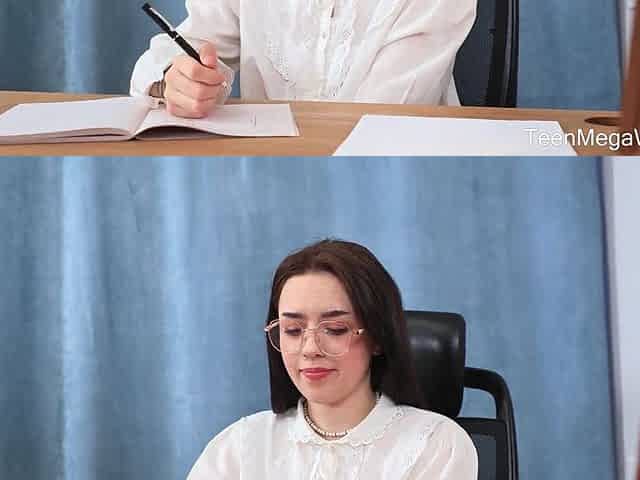 Rihanna Black's First Anal in the Office