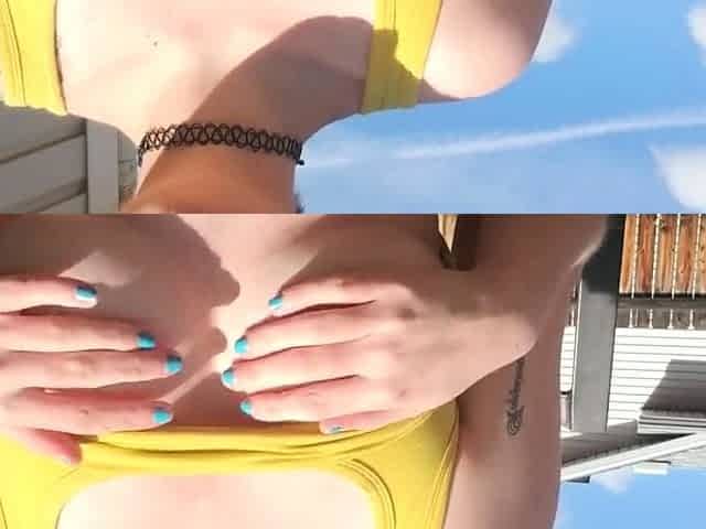 Outdoor Self-Pleasure at its Finest!