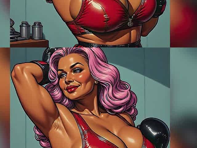 Non-bare Fit Chicks Art